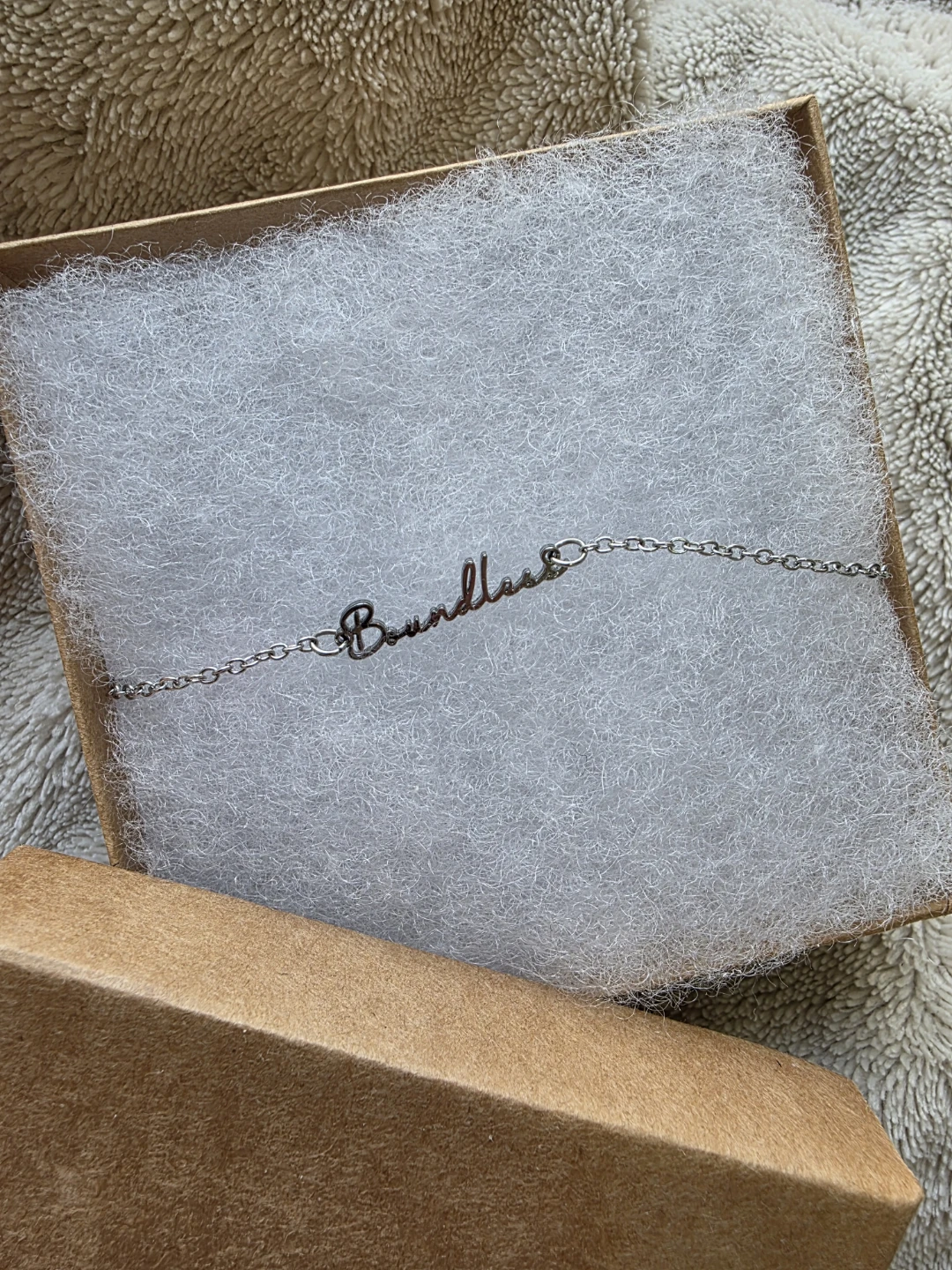 Inspirational SERIF & SOUL Boundless Script Bracelet - photo 2