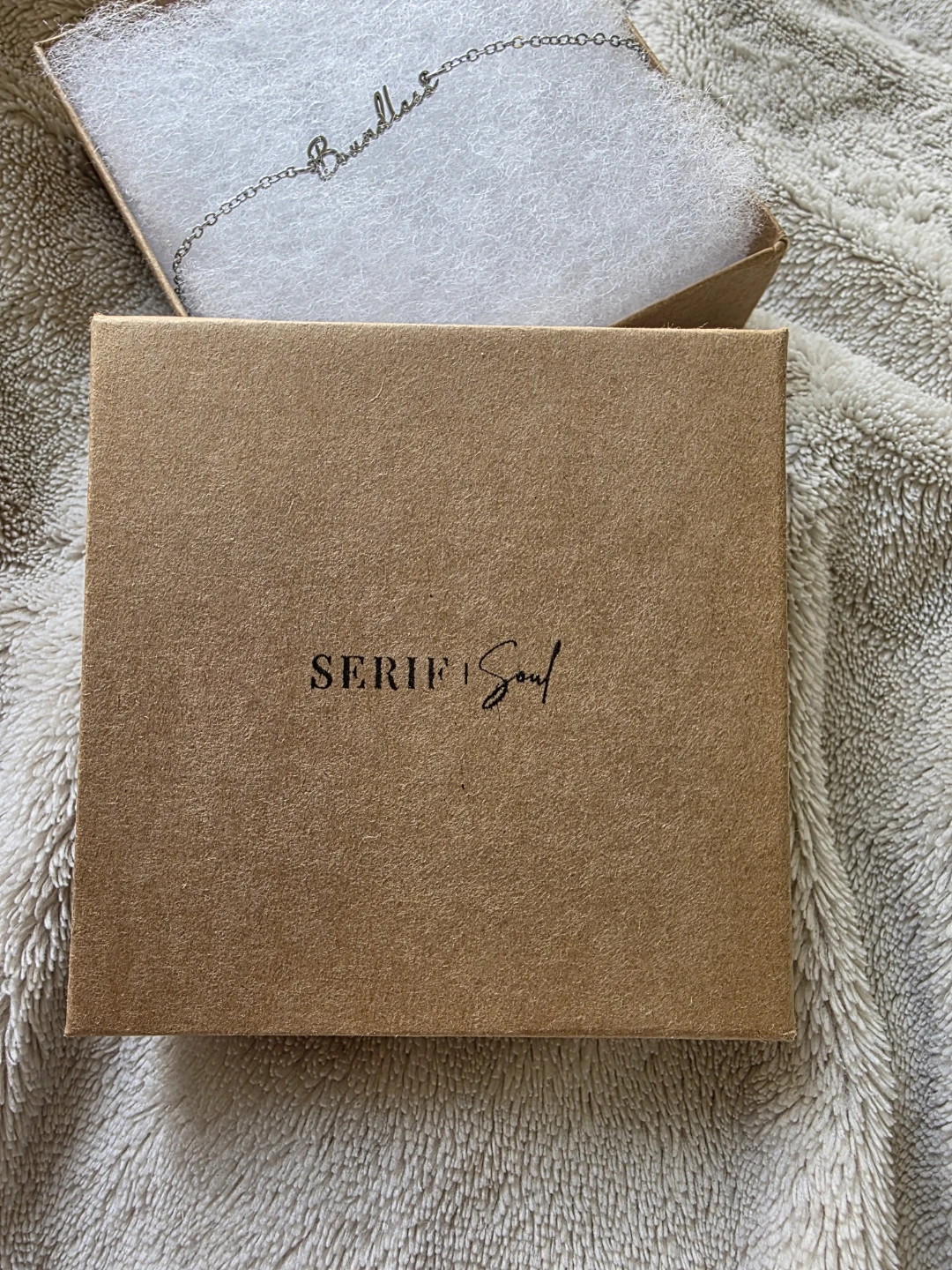 Inspirational SERIF & SOUL Boundless Script Bracelet - photo 3