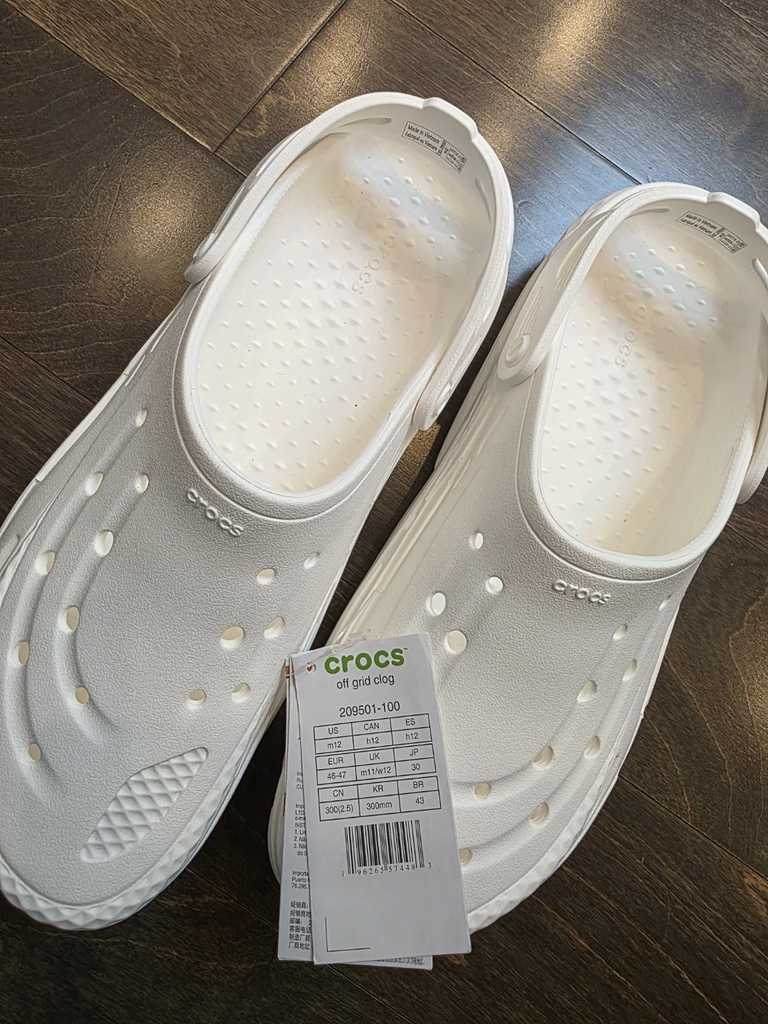 New crocs - size 12 white - photo 3