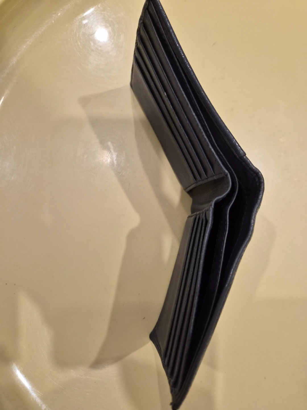 Balenciaga Grey Used Leather Bi-Fold Wallet - photo 3