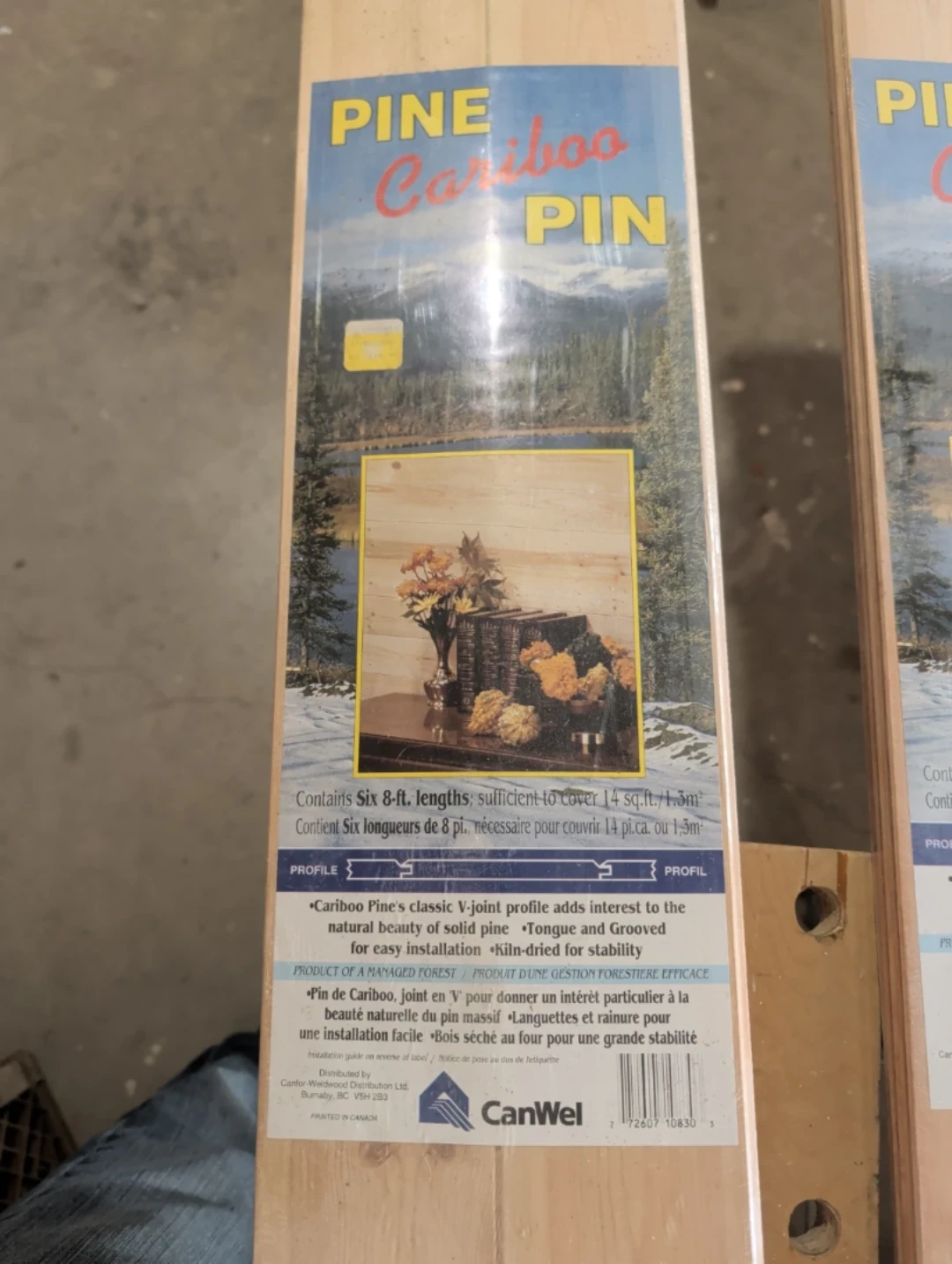 New Old Stock Cariboo Pine V-Joint Panelling (2 Packs Available) - photo 5