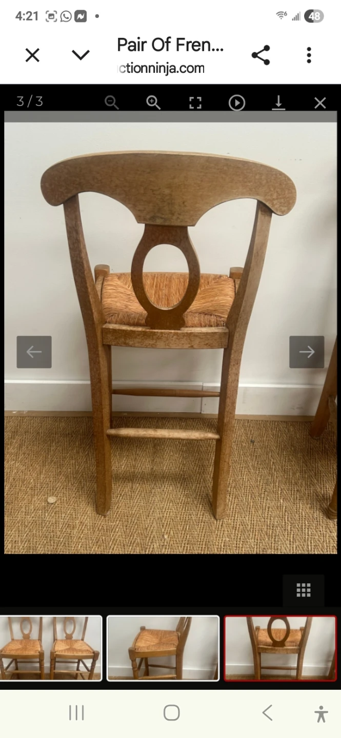 Pair of French Country Chairs