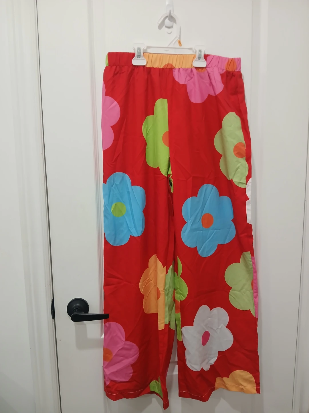 Women's Red Floral Lounge Pants