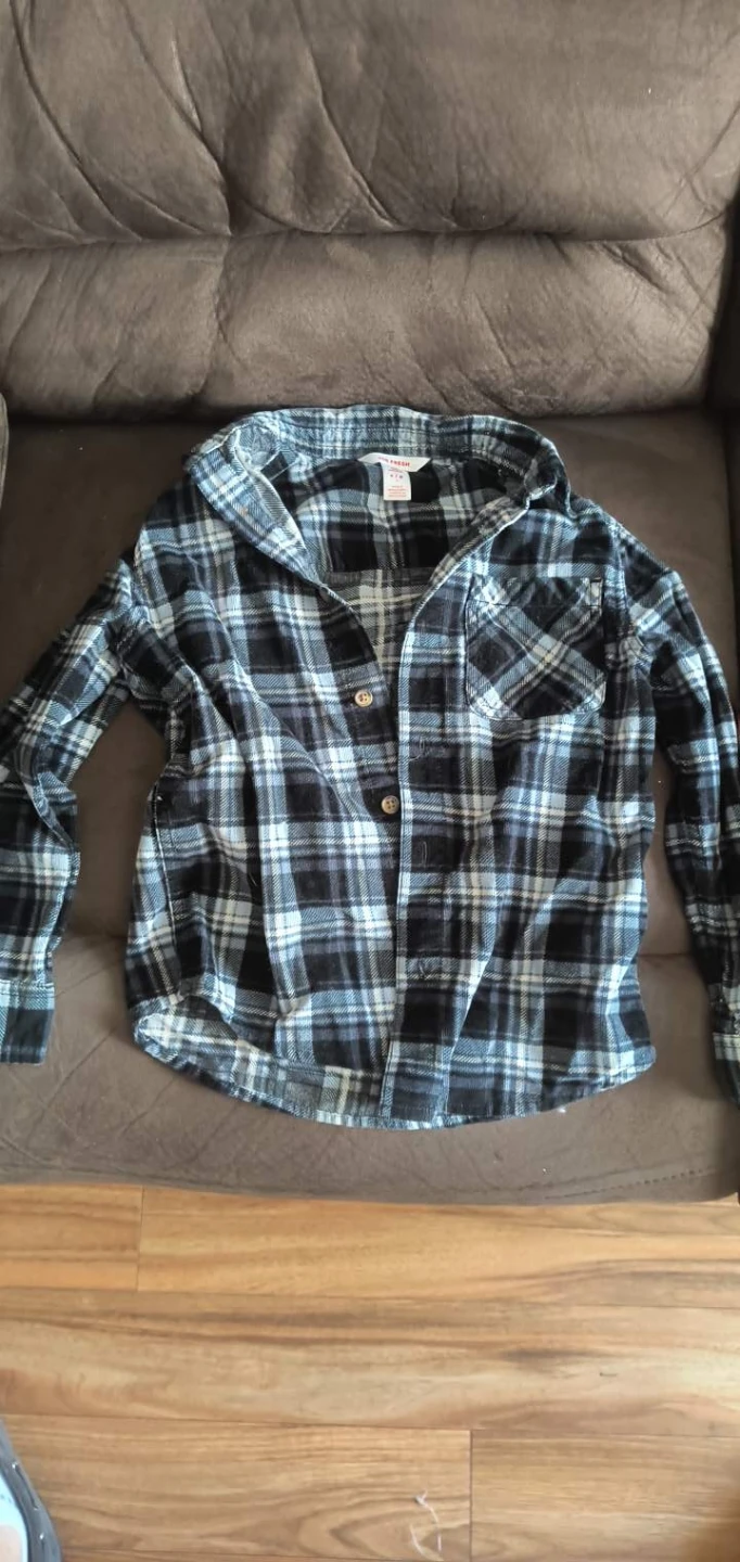 Bundle of 3 Plaid Flannel Shirts - Boys Size S - photo 2