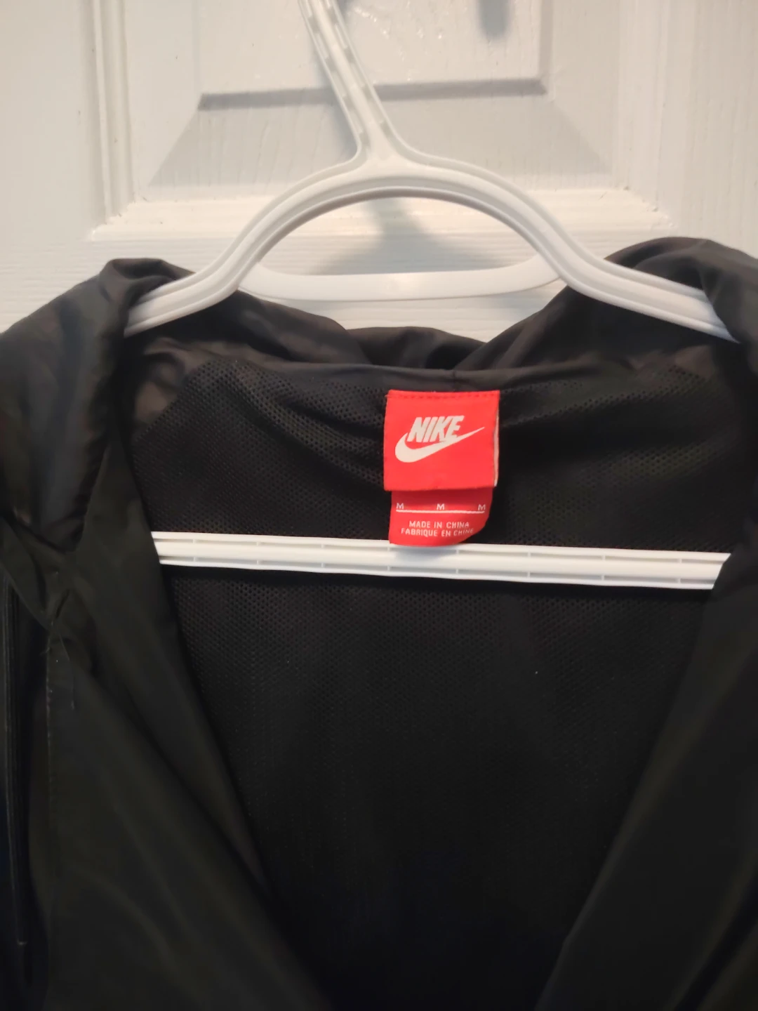 Nike Black Hooded Lightweight Jacket