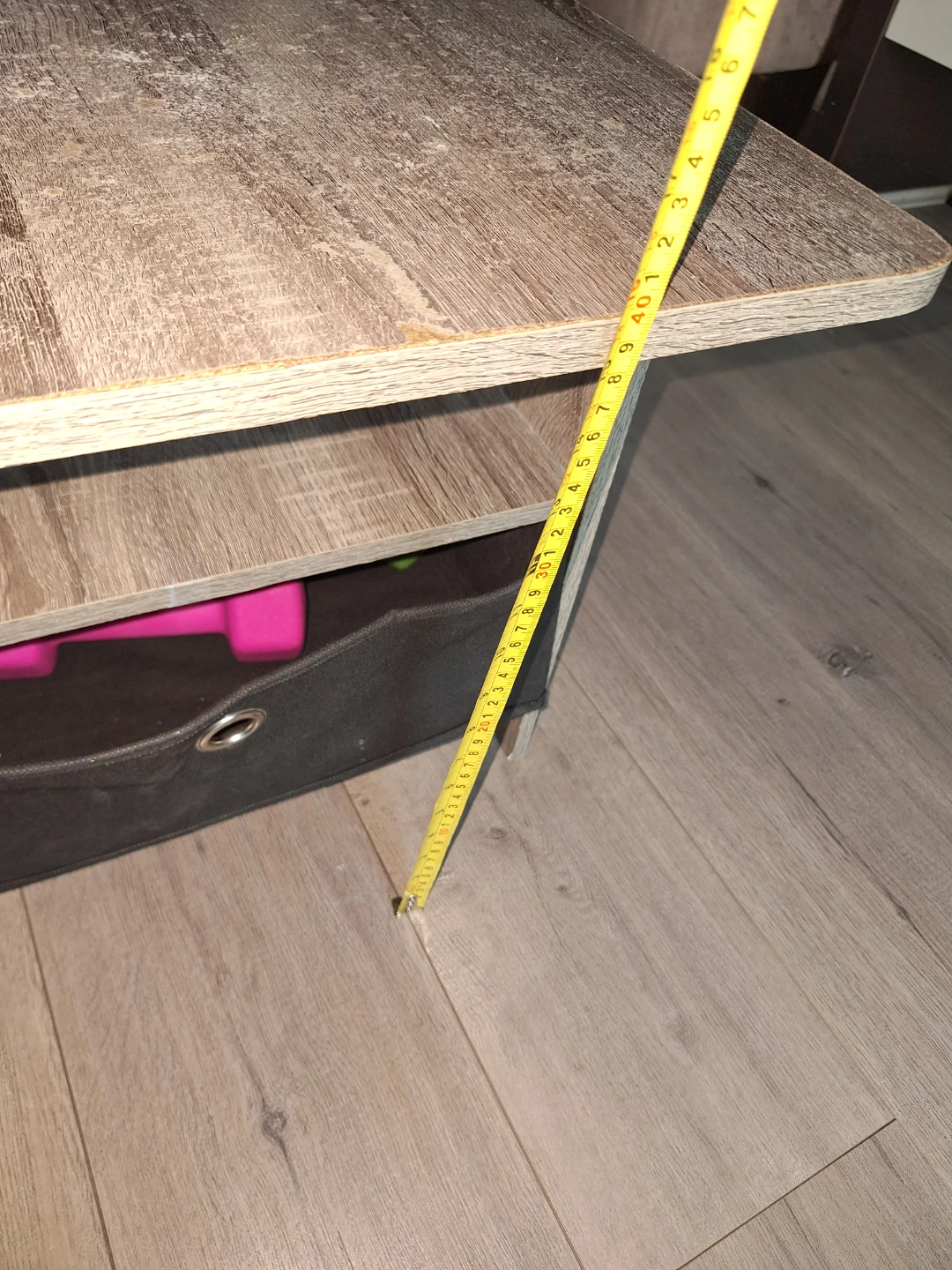 Wood-look Coffee Table with Storage - photo 4