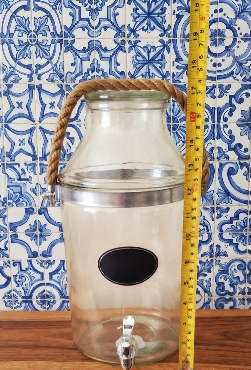 Glass Dispenser With Rope Multi Use 2.5 Gallons - photo 5