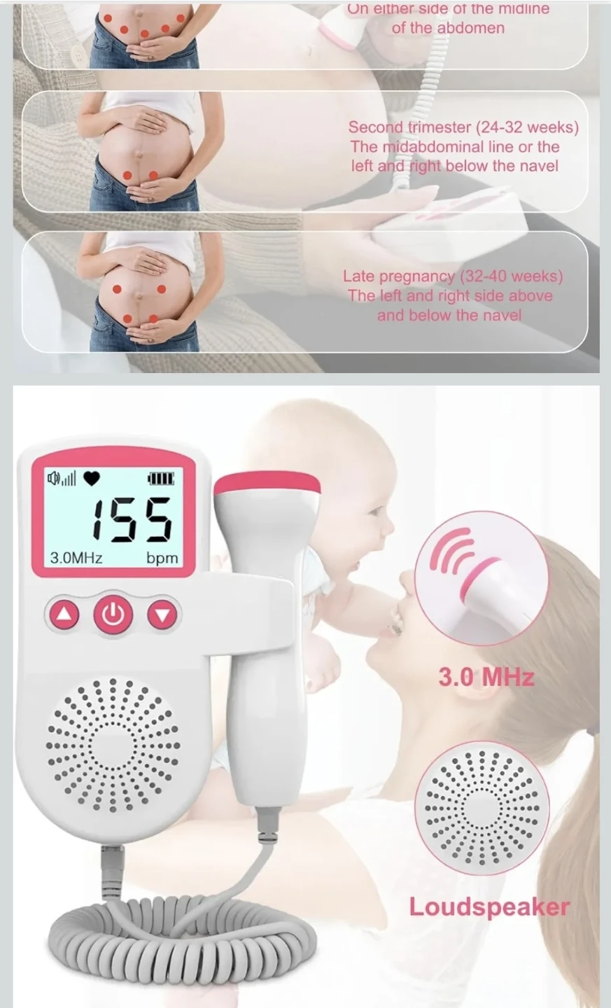 New Mommy's Messenger Fetal Doppler - photo 3