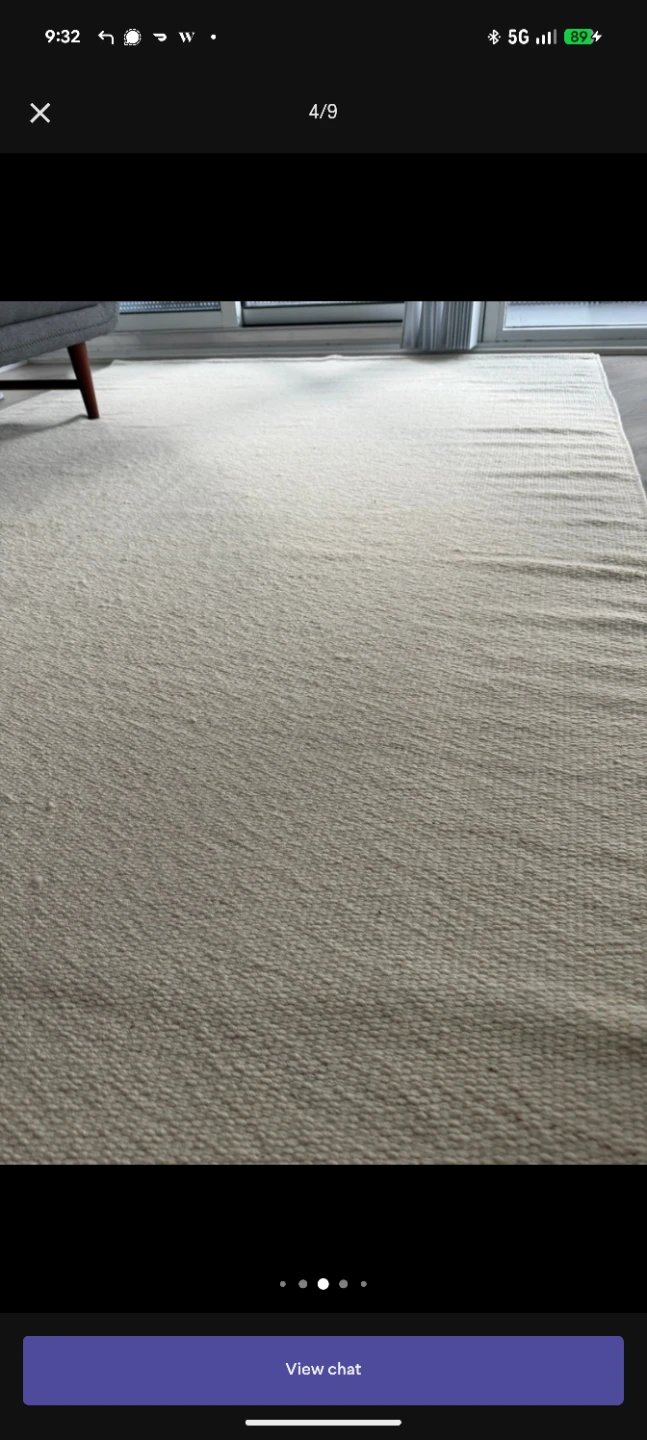 IKEA TIDTABELL Wool Rug 5'7"x7'10" - Like New – $230 retail - photo 5