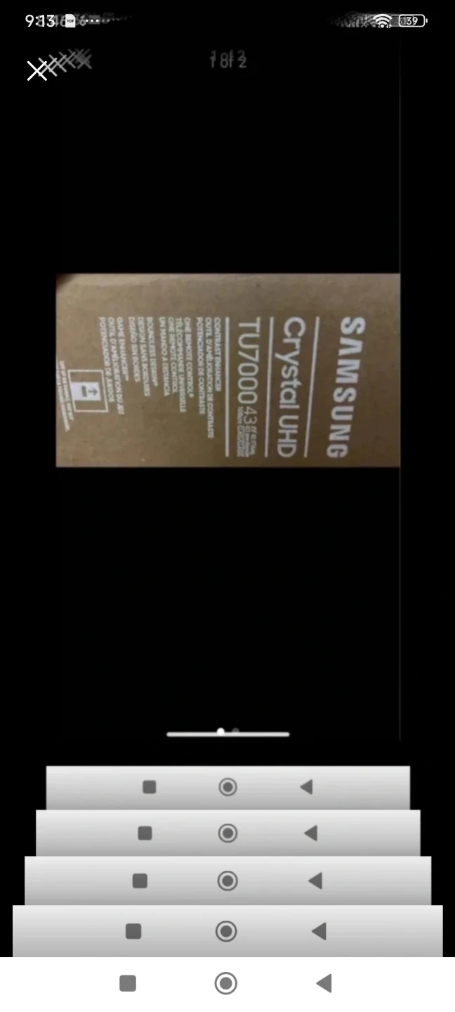 Samsung Crystal UHD TU7000 43" TV