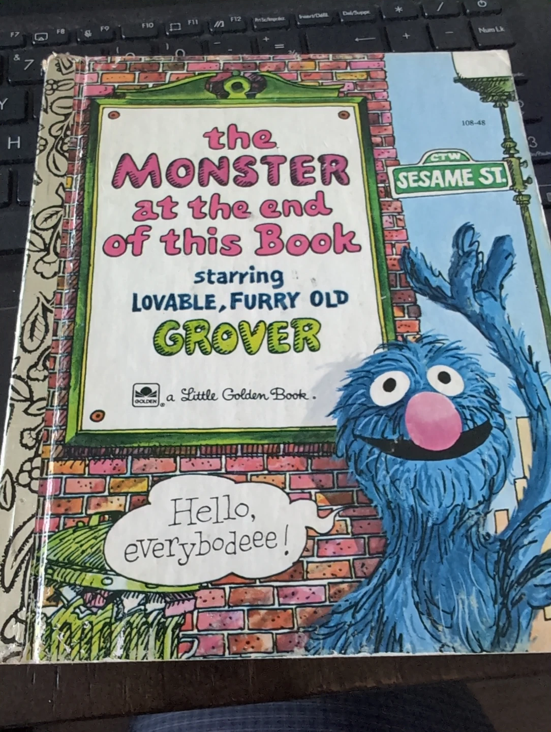 The Monster at the End of This Book Little Golden Book