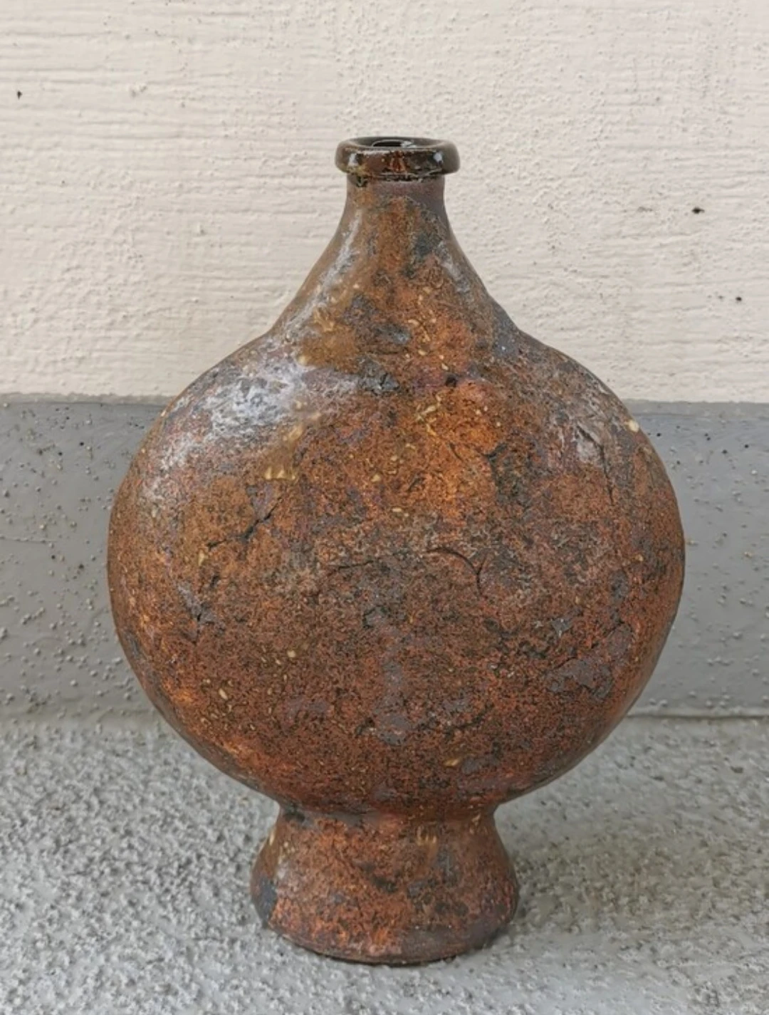 Vintage Handcrafted Studio Pottery Sculptural Vase