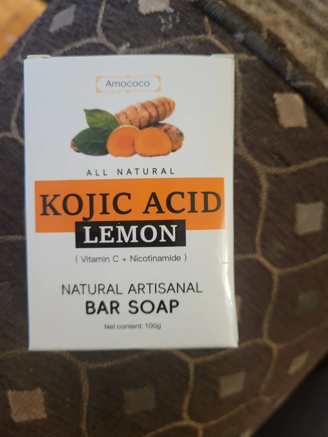 Amococo Kojic Acid Lemon Bar Soap 100g