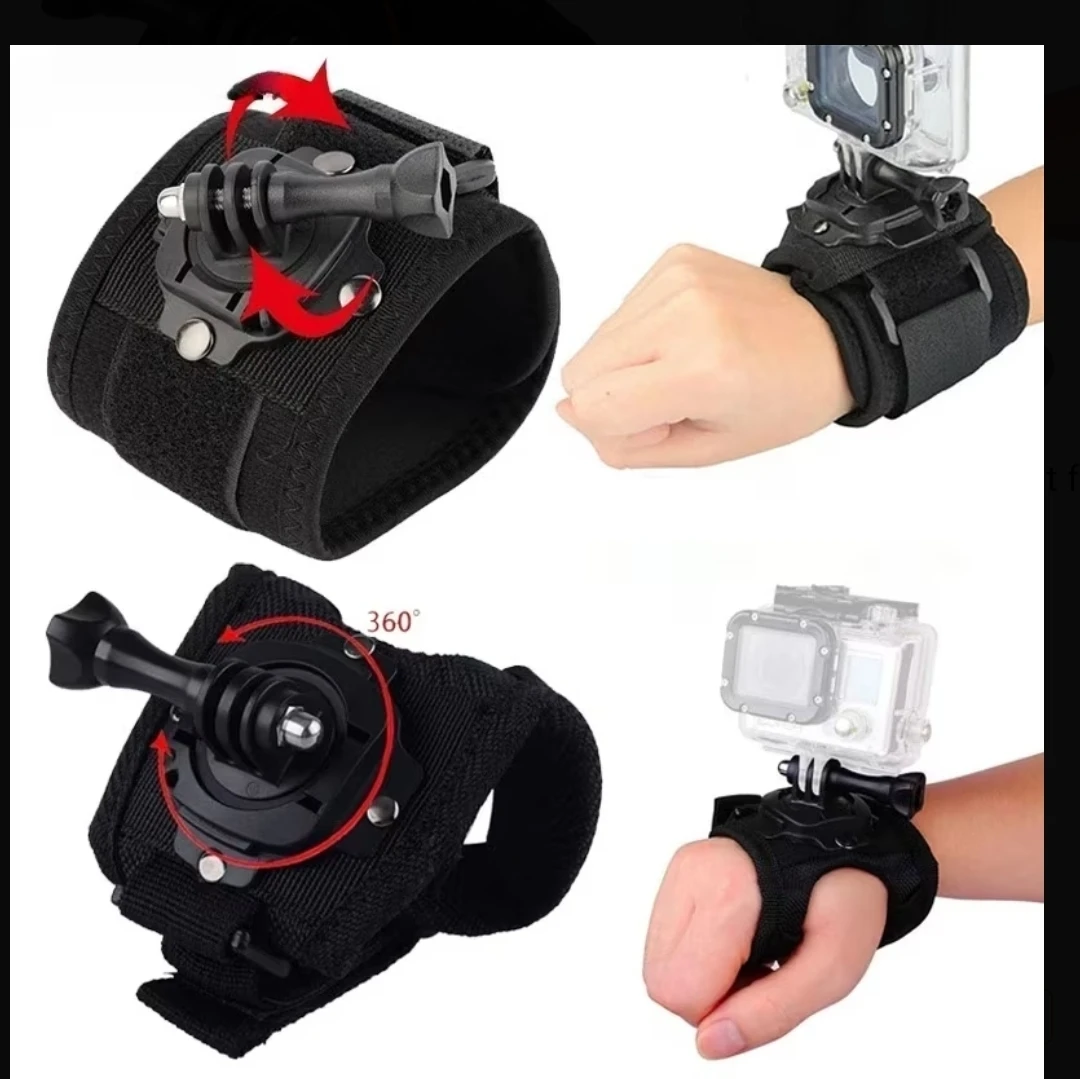 Action camera Hand Strap Mount Holder ebike escooter parachuting - photo 3