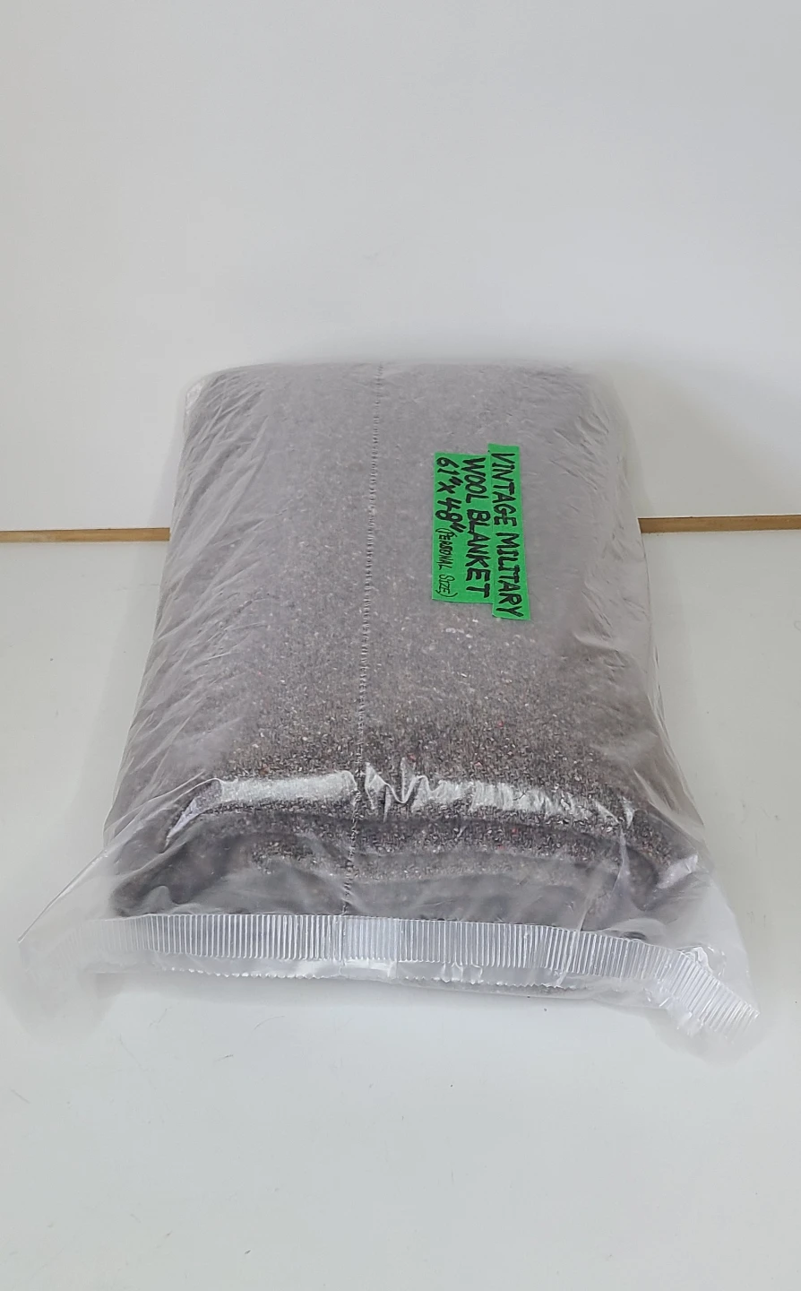 Vintage Grey Wool Blanket Military / Army / WWII - photo 5