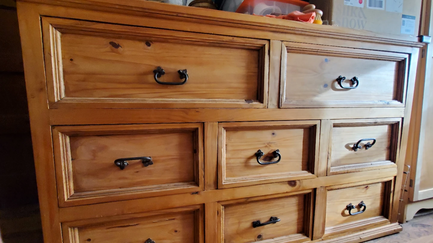 Wooden Dresser with 7 Drawers and 2 nightables - photo 4