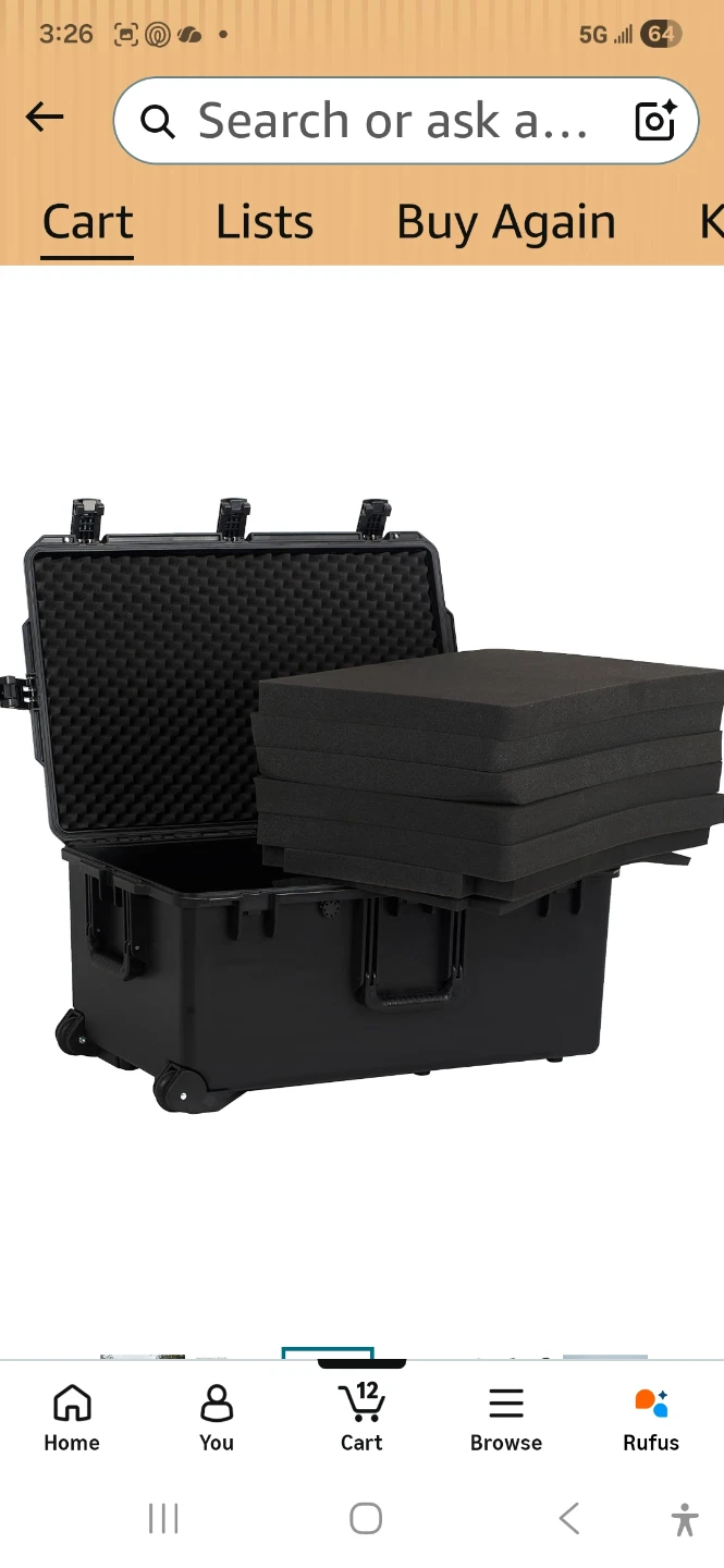 MELJA Rolling Equipment Case with Wheels - photo 4
