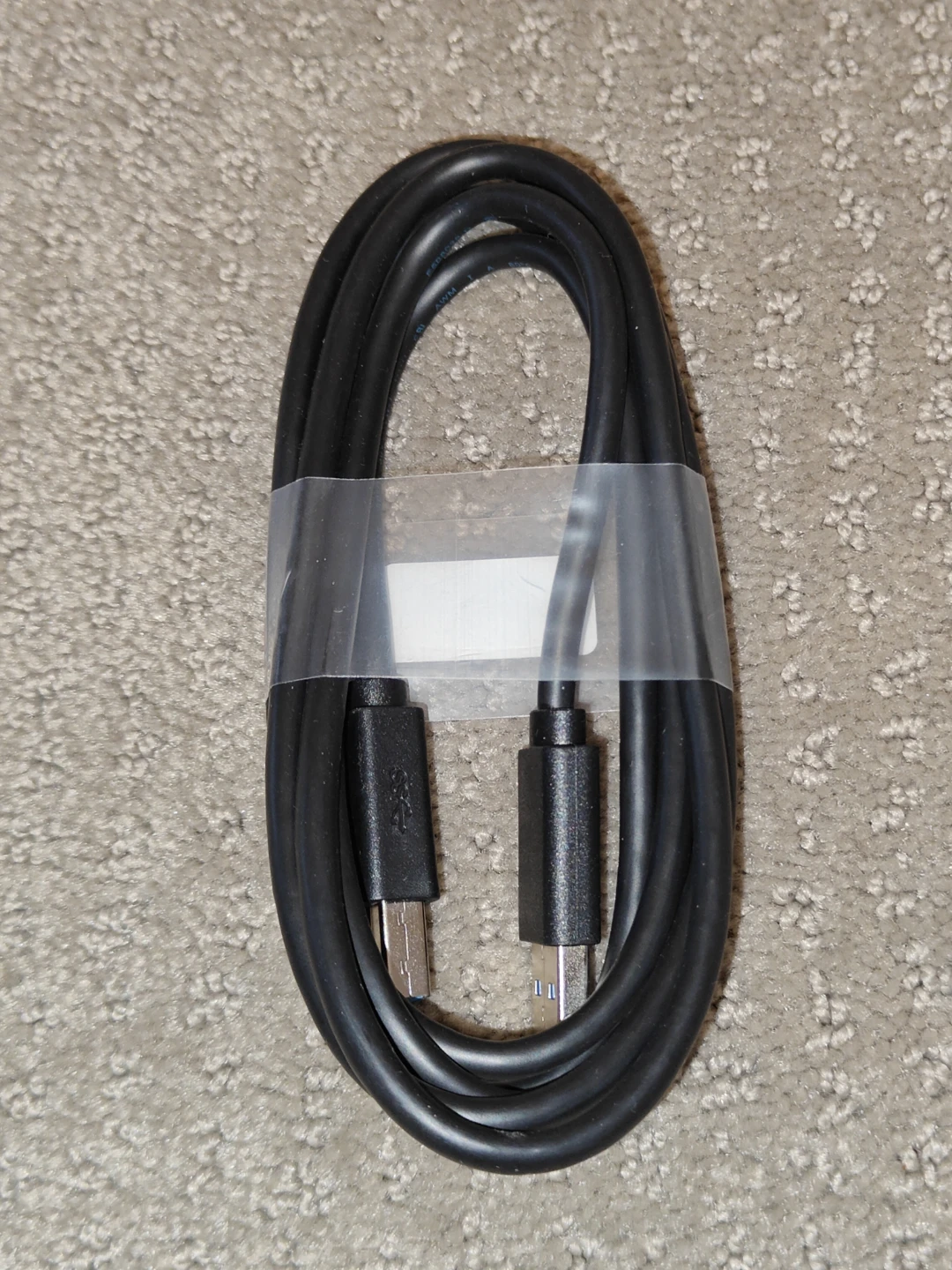 OEM Genuine Dell 6ft USB 3.0 SuperSpeed Cable (Type-A to Type-B) - photo 2