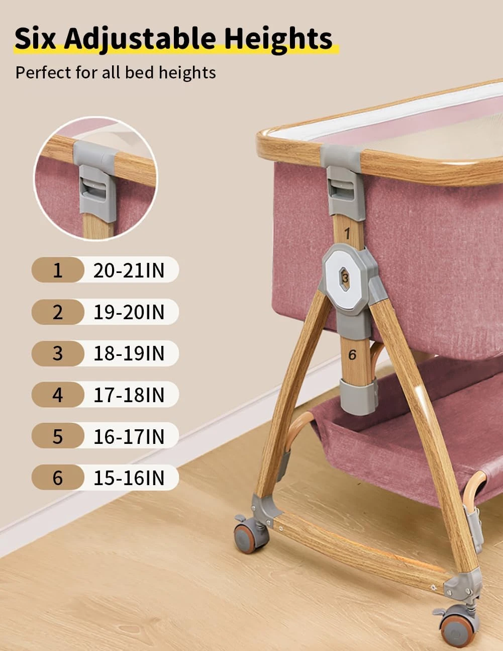 BNIB - Bonbay Baby Bassinet 4 in 1 - photo 4