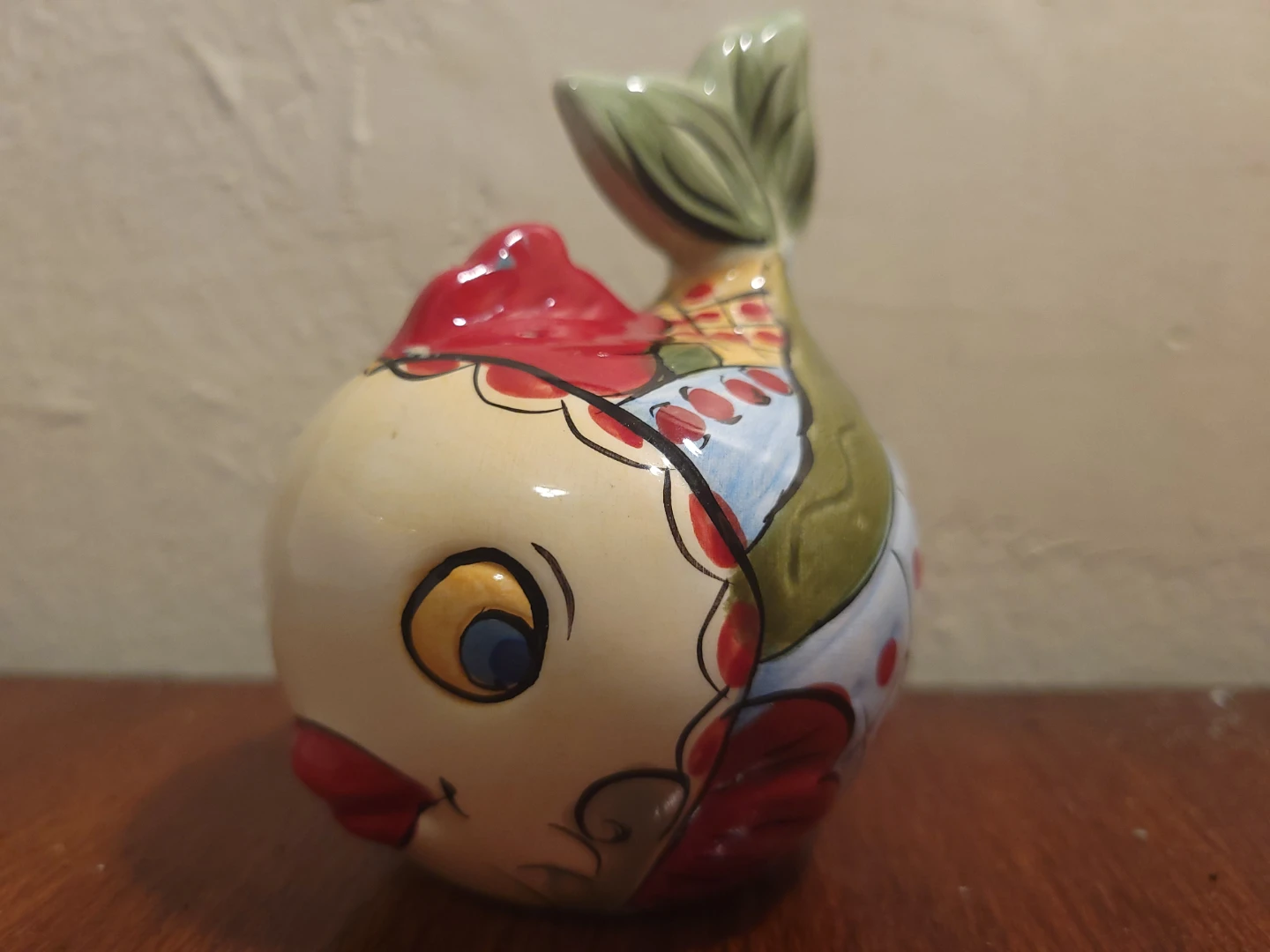 Ceramic Fish Shaped Jar with Lid