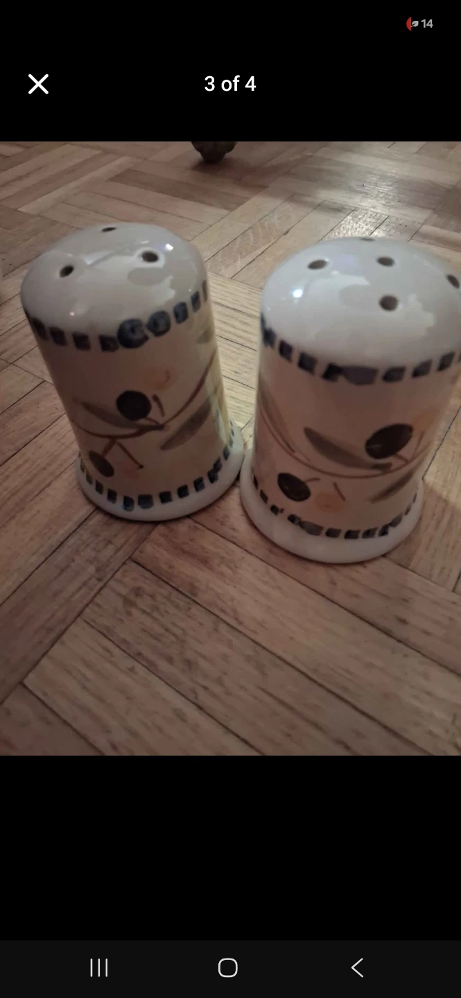 Salt & Peper Shakers - Large Size - Yellow & Blue & Green - photo 4