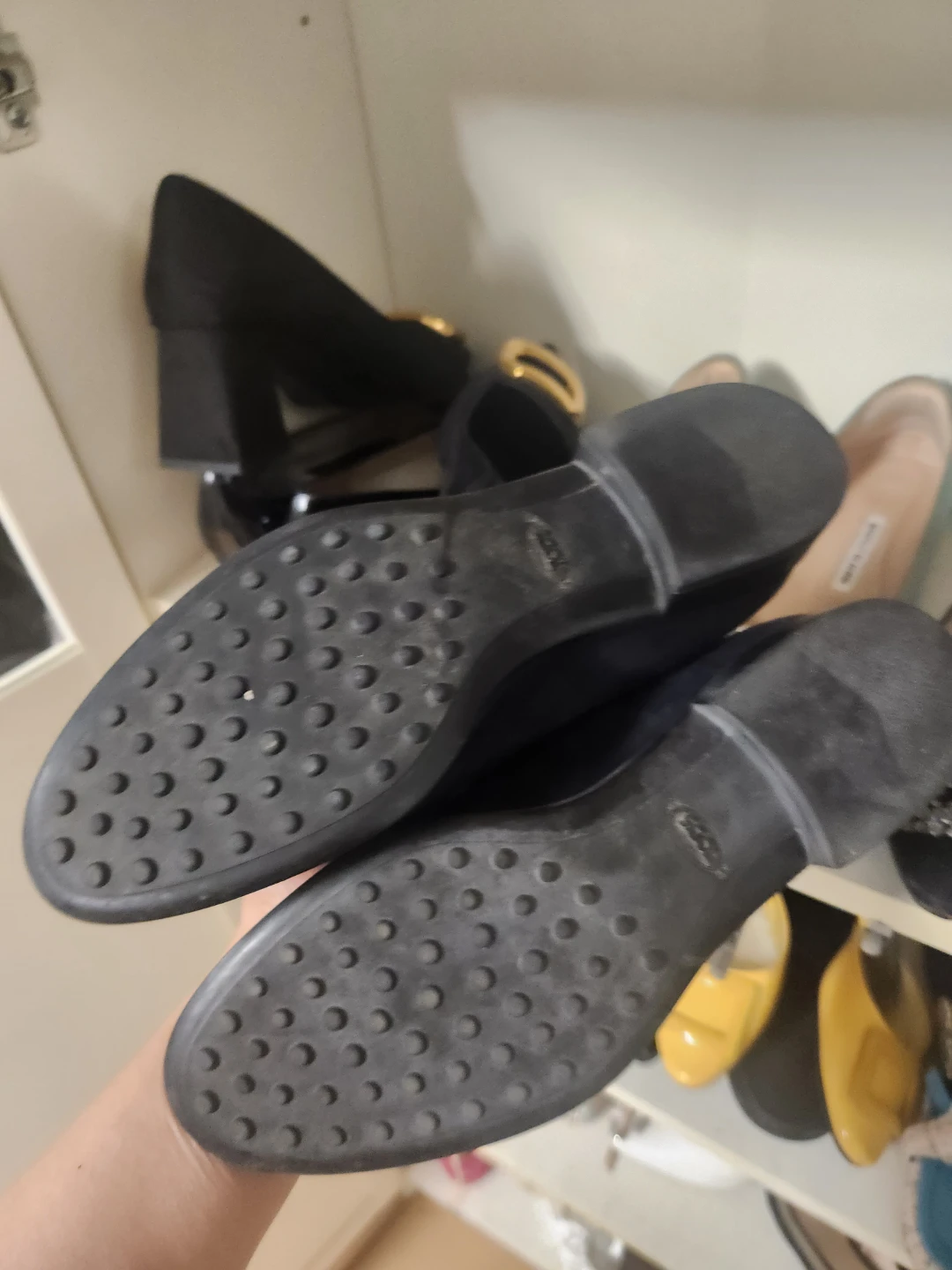 TOD'S Navy Suede Loafers - photo 2