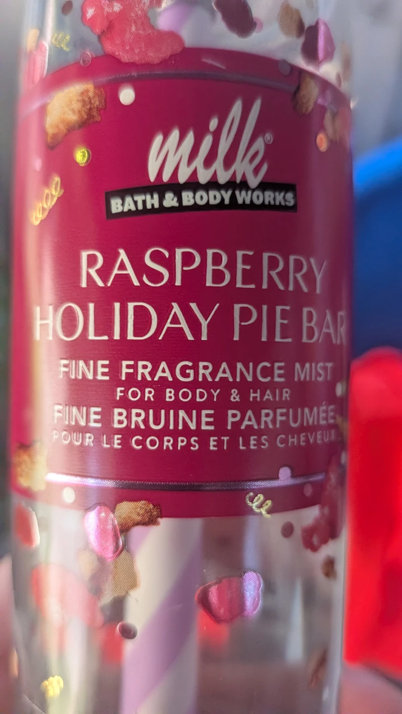 Bath & Body Works Raspberry Holiday Pie Bar Fine Fragrance Mist - photo 4