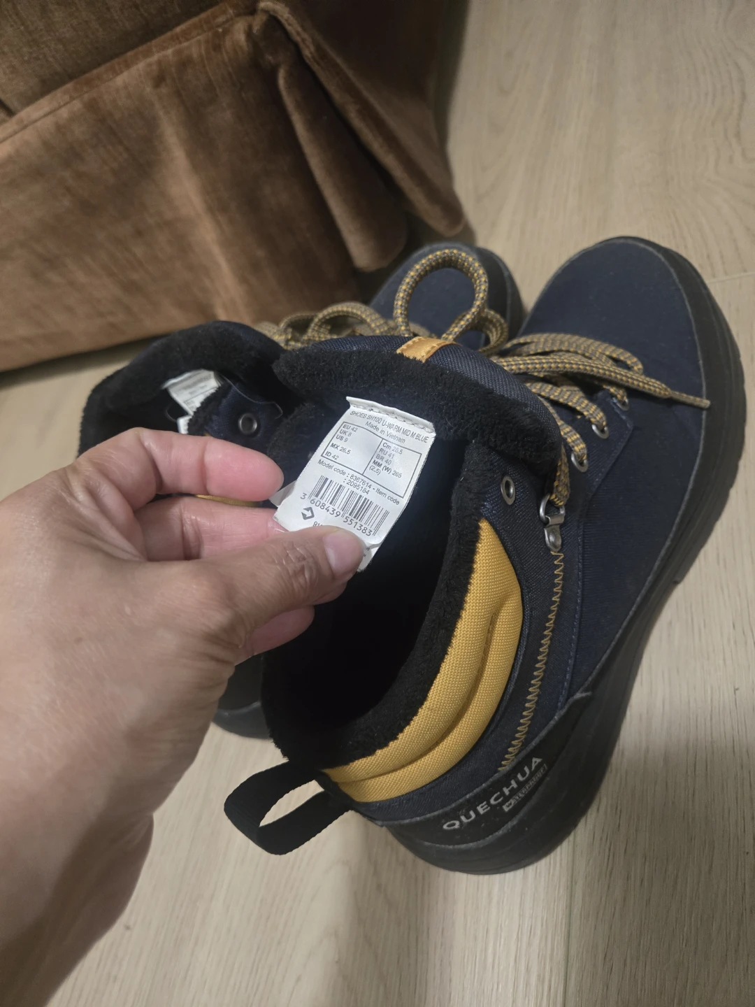 Quechua Blue Winter Boots