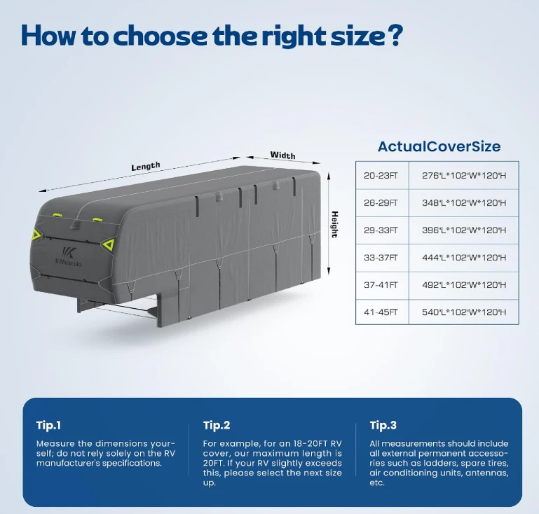 5th Wheel RV Camper Cover - photo 4
