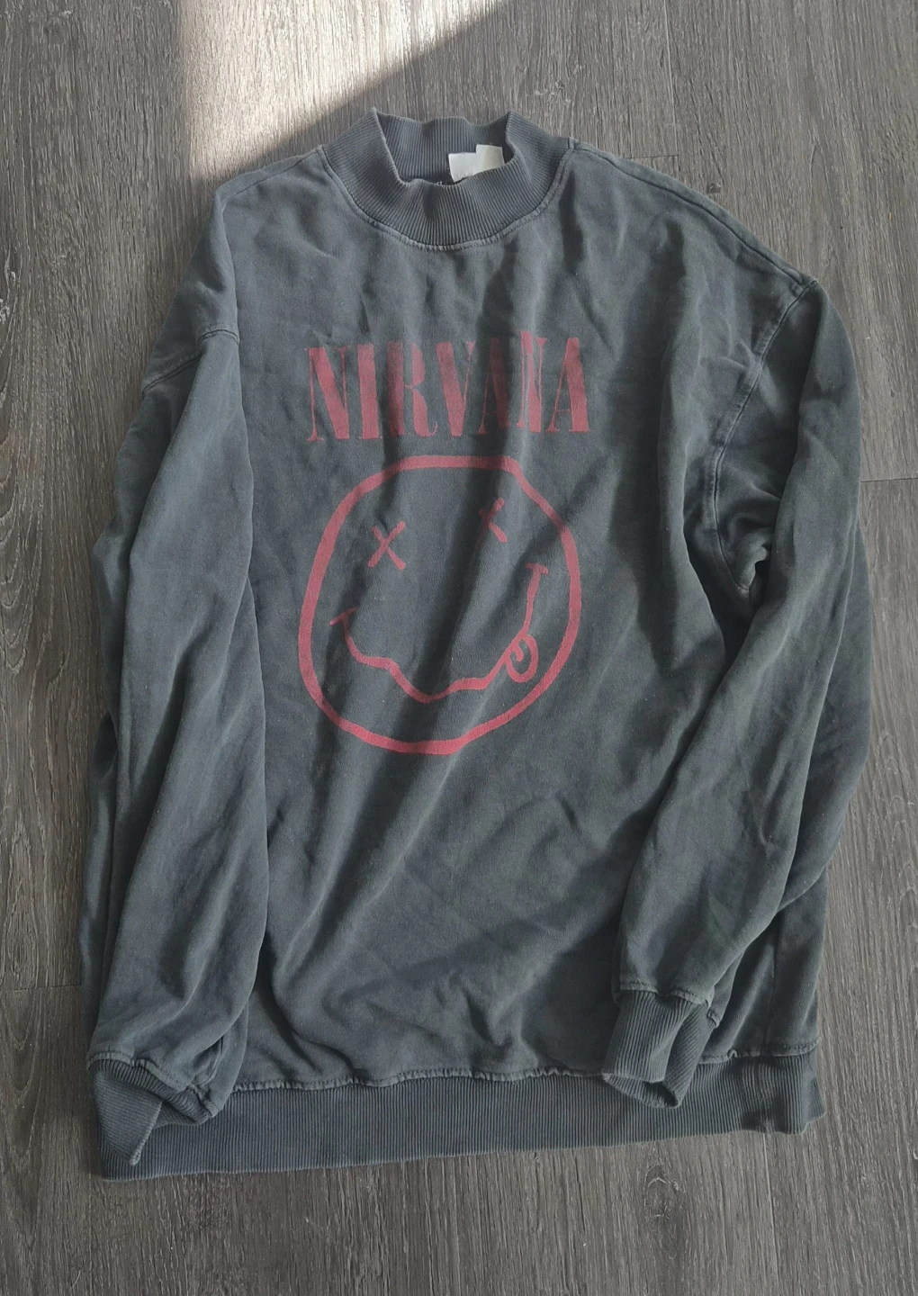 Nirvana Smiley face logo Sweatshirt