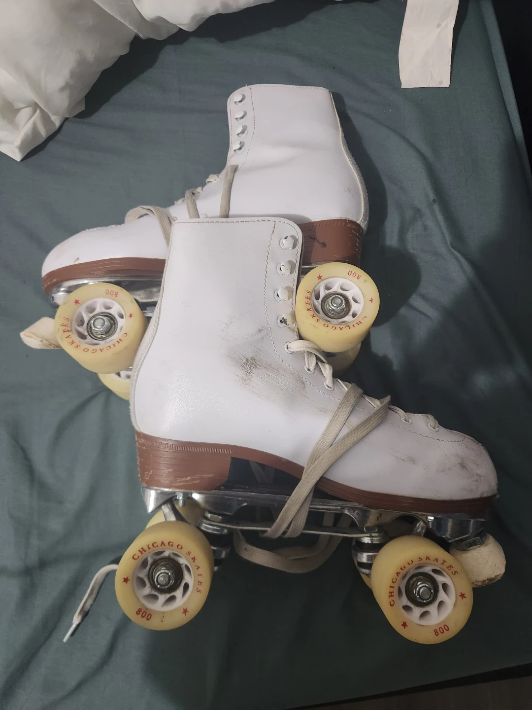 White Chicago Skates