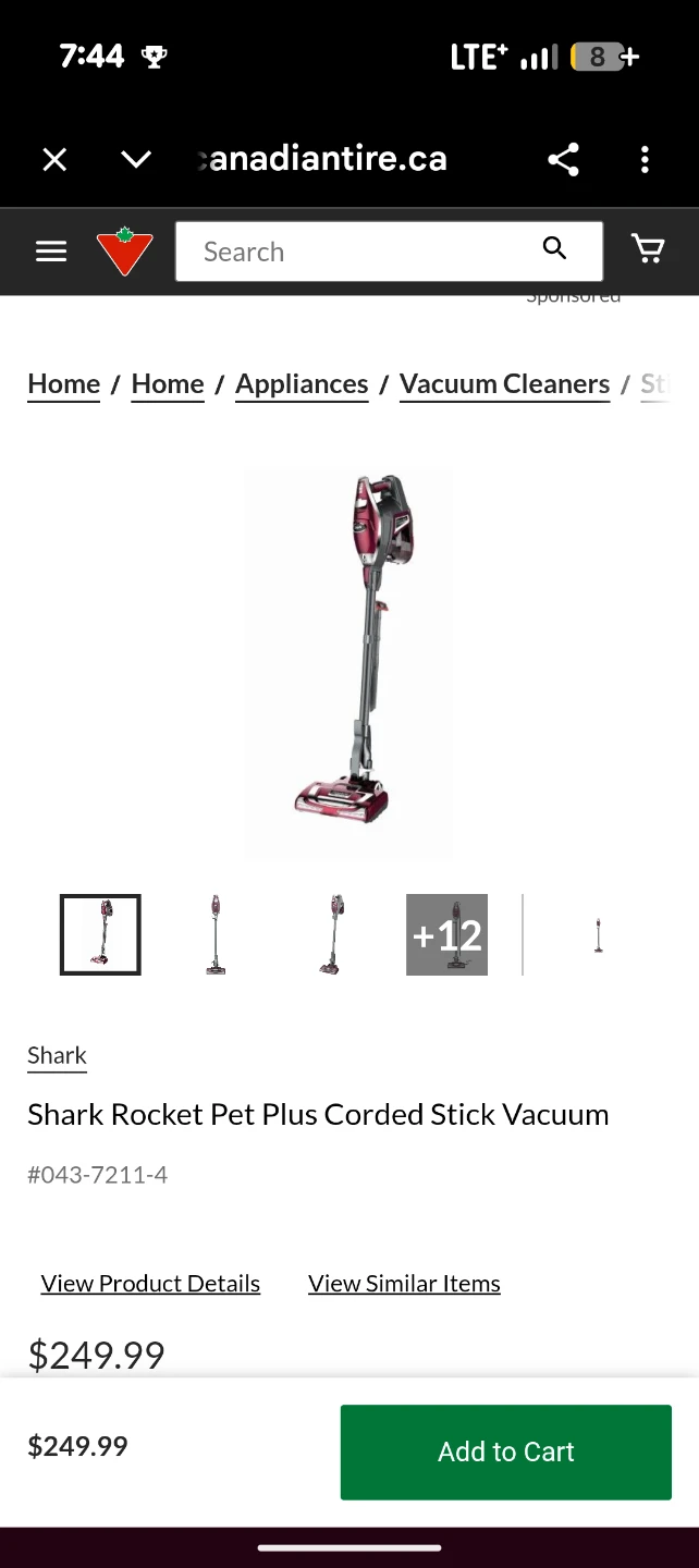 Shark Rocket Pet Plus Corded Stick Vacuum - photo 3