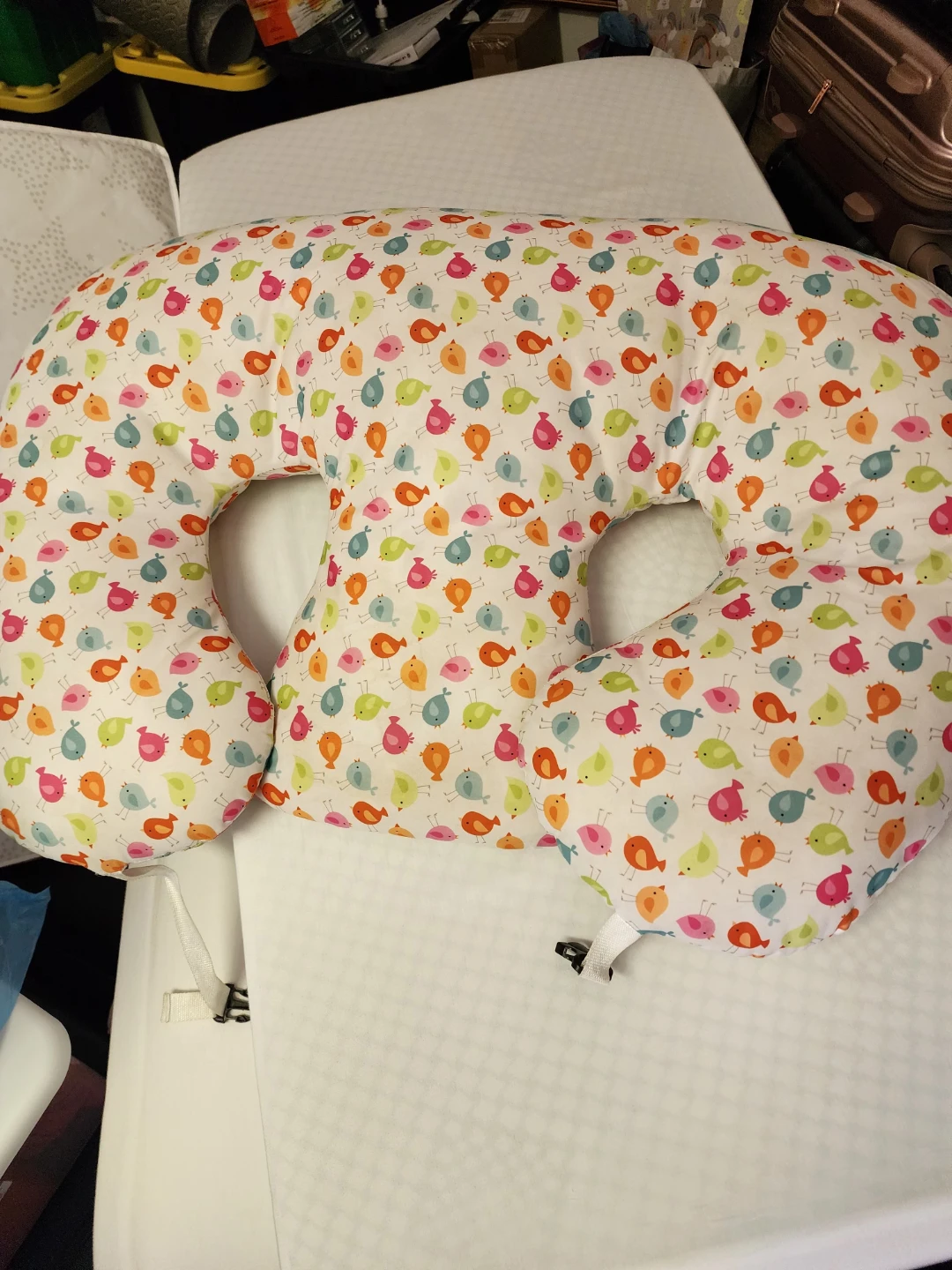 Nursing Pillow for Twins - Bird Print - photo 2