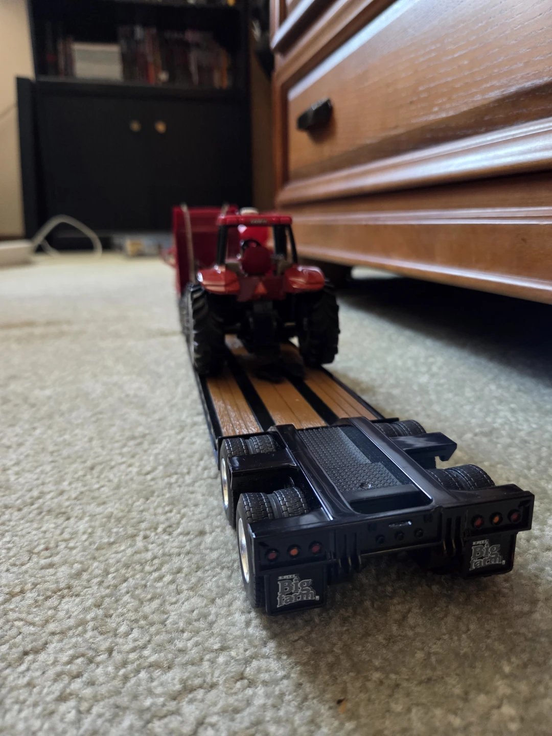 Red Semi Truck with Tractor Trailer Toy - photo 4