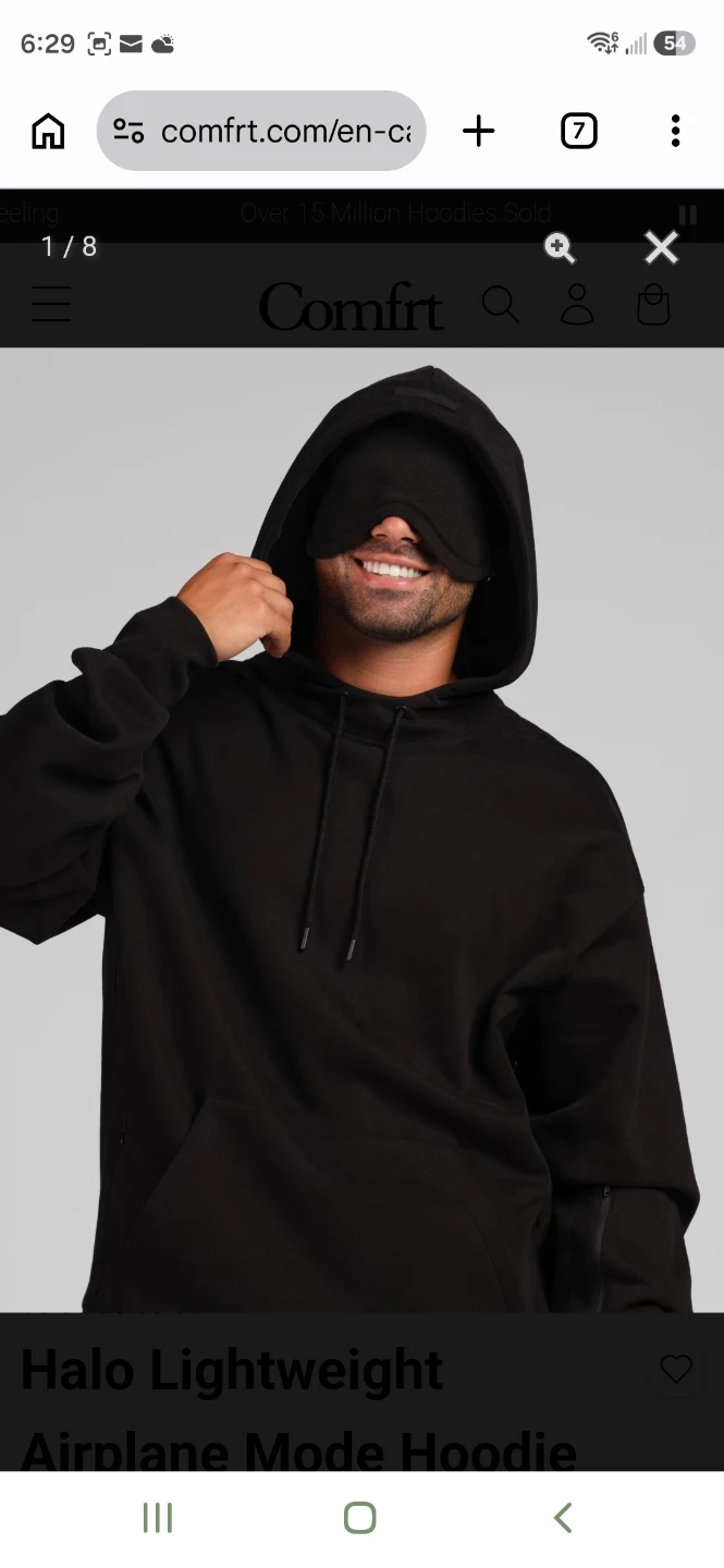 Comfrt Halo Lightweight Airplane Mode Hoodie - photo 5
