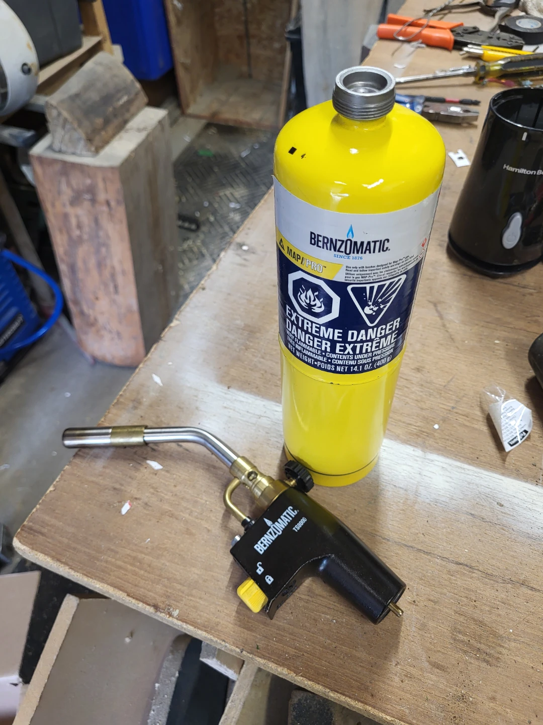 Bernzomatic TS8000 MAP-PRO Torch with 14.1 oz Propane Cylinder