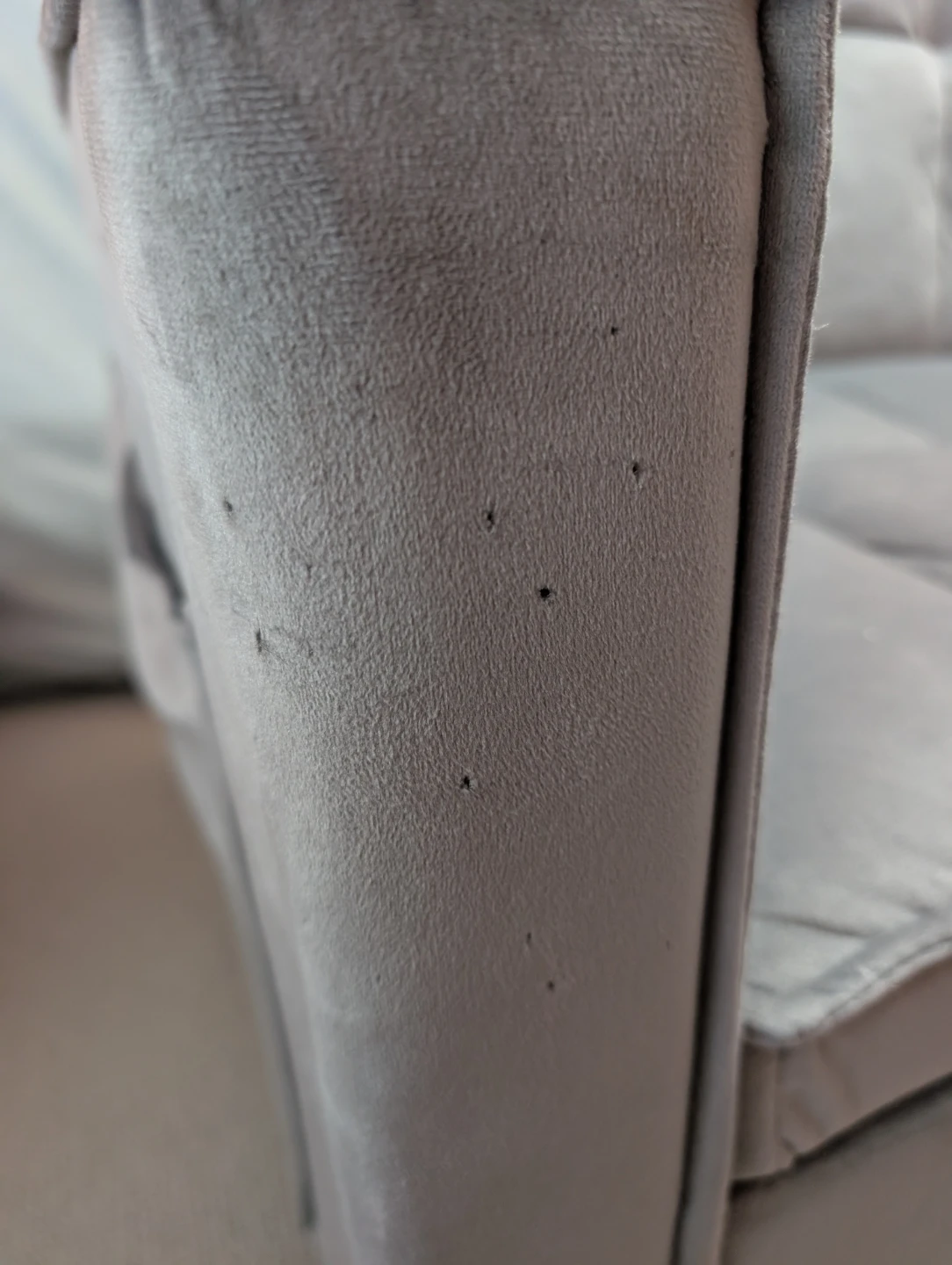 Grey Velvet Futon Sofa Bed - photo 5