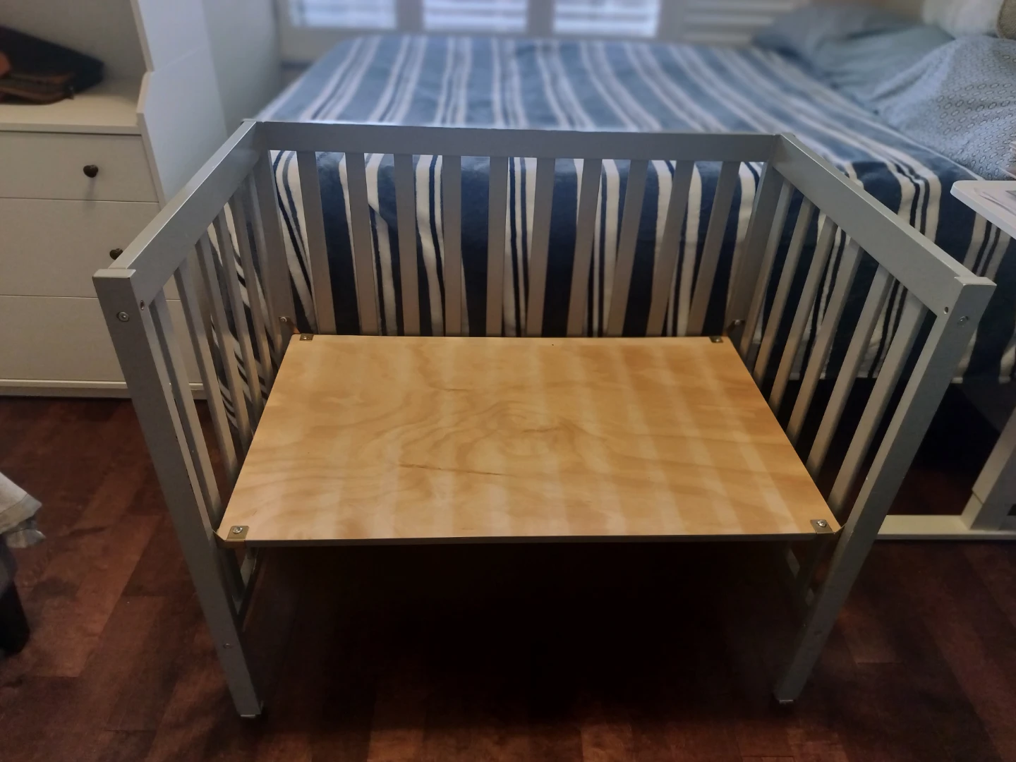 Dream on Me Convertible Baby Crib -  Grey (4 in 1)