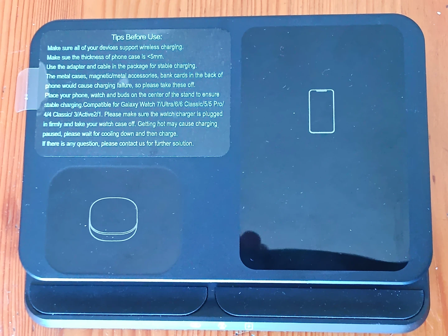 3-in-1 Wireless Charging Station 15W - photo 3