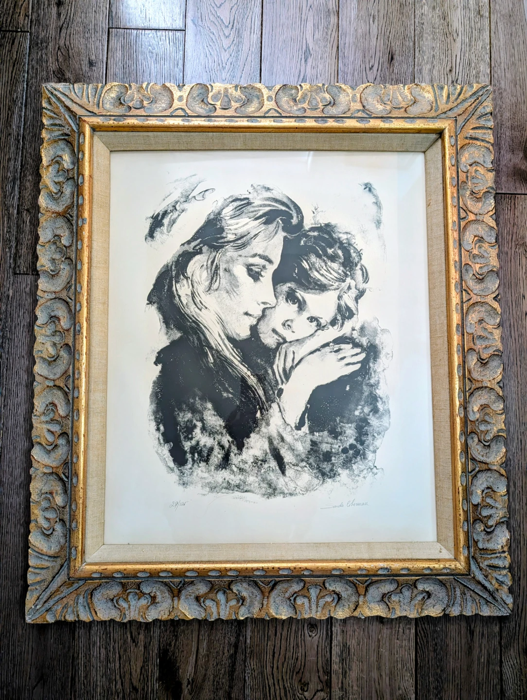 Sandu Liberman Mother & Child Lithograph Signed and Numbered