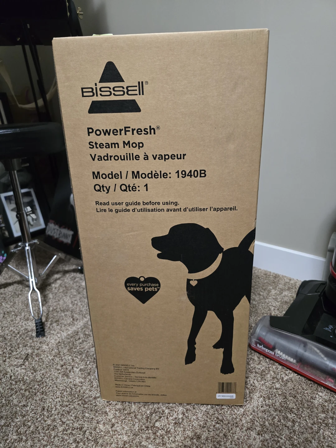 Bissell PowerFresh Steam Mop (Model 1940B)