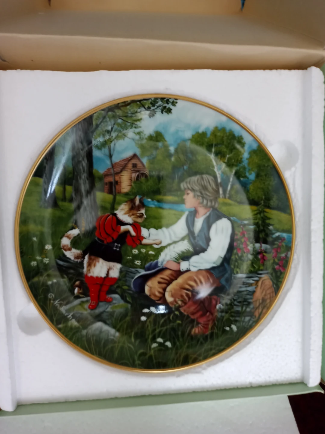 Set of six "Classic Fairy Tales" collector plates. - photo 4