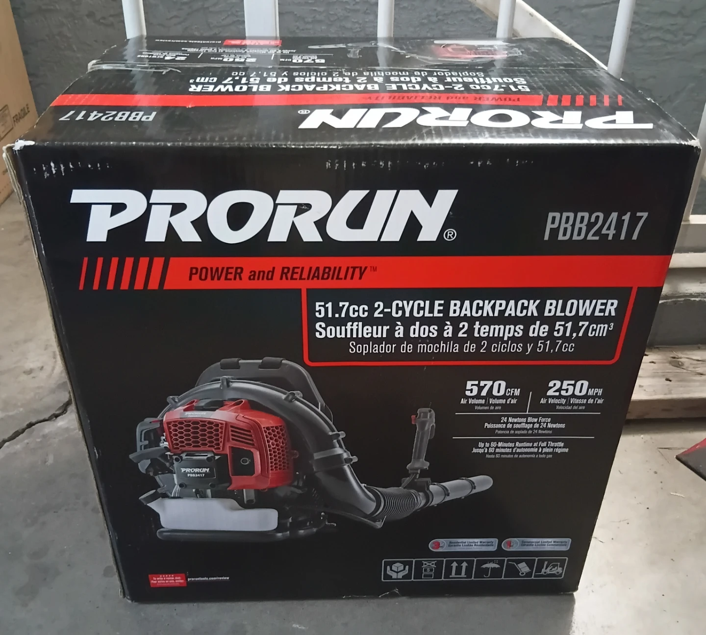 NEW Gas Powered Backpack Blower