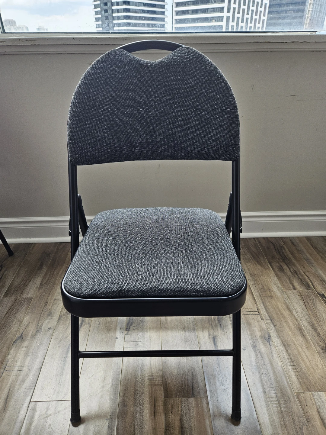 Black Folding Chairs - Great Condition - photo 4