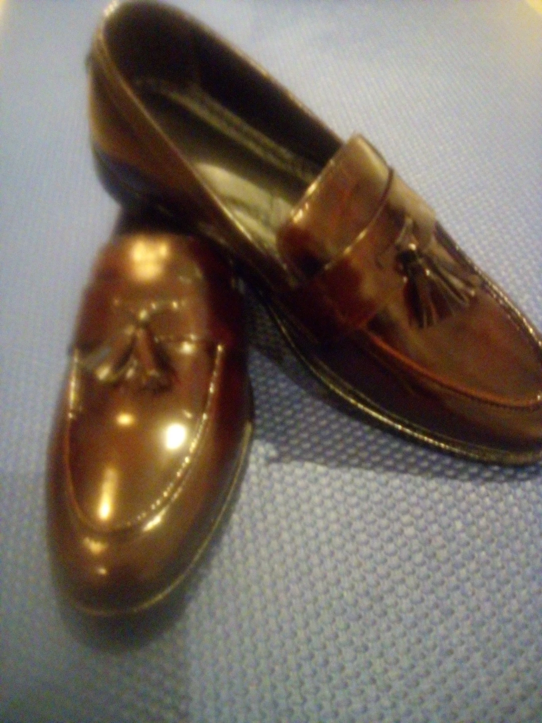 BRAND NEW HAND CRAFTED Brown Tassel Loafers