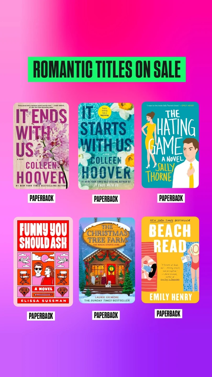 $5 - Romantic, Thriller & Gen Fiction titles.