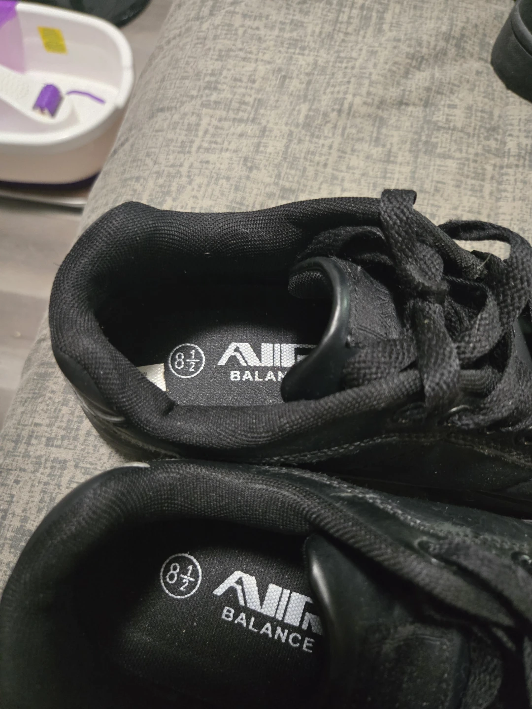 2 pairs Black Air Balance Sneakers - photo 3