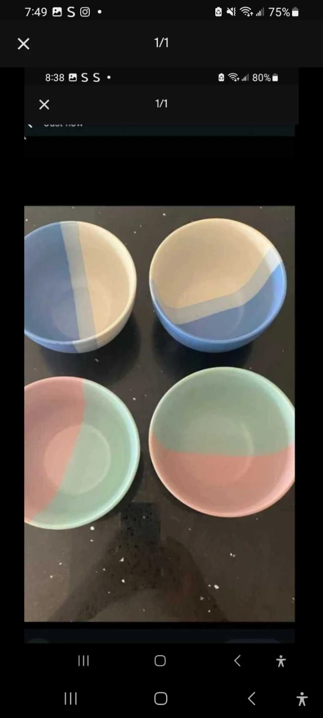 Set of 4 Small Bowls new one