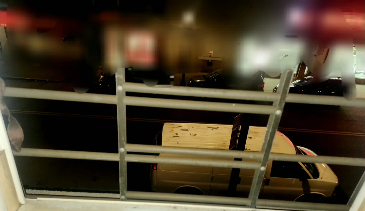 Metal window security guard