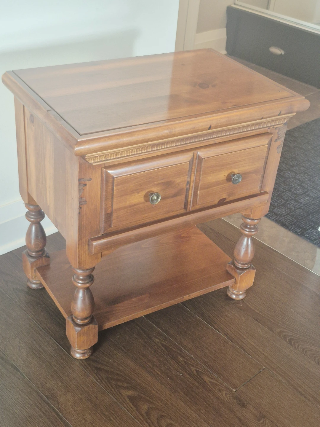 Wooden End Tables/ Night Tables with Drawers